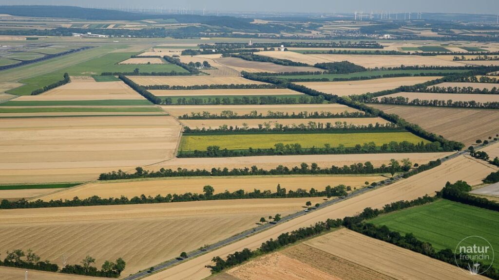 Felder im Sommer